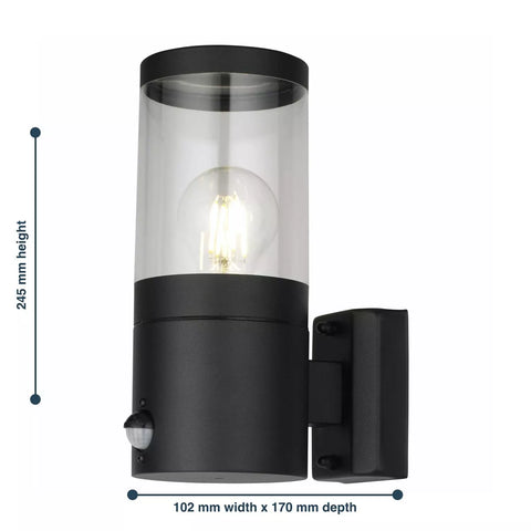 LED-compatible outdoor security lighting set

