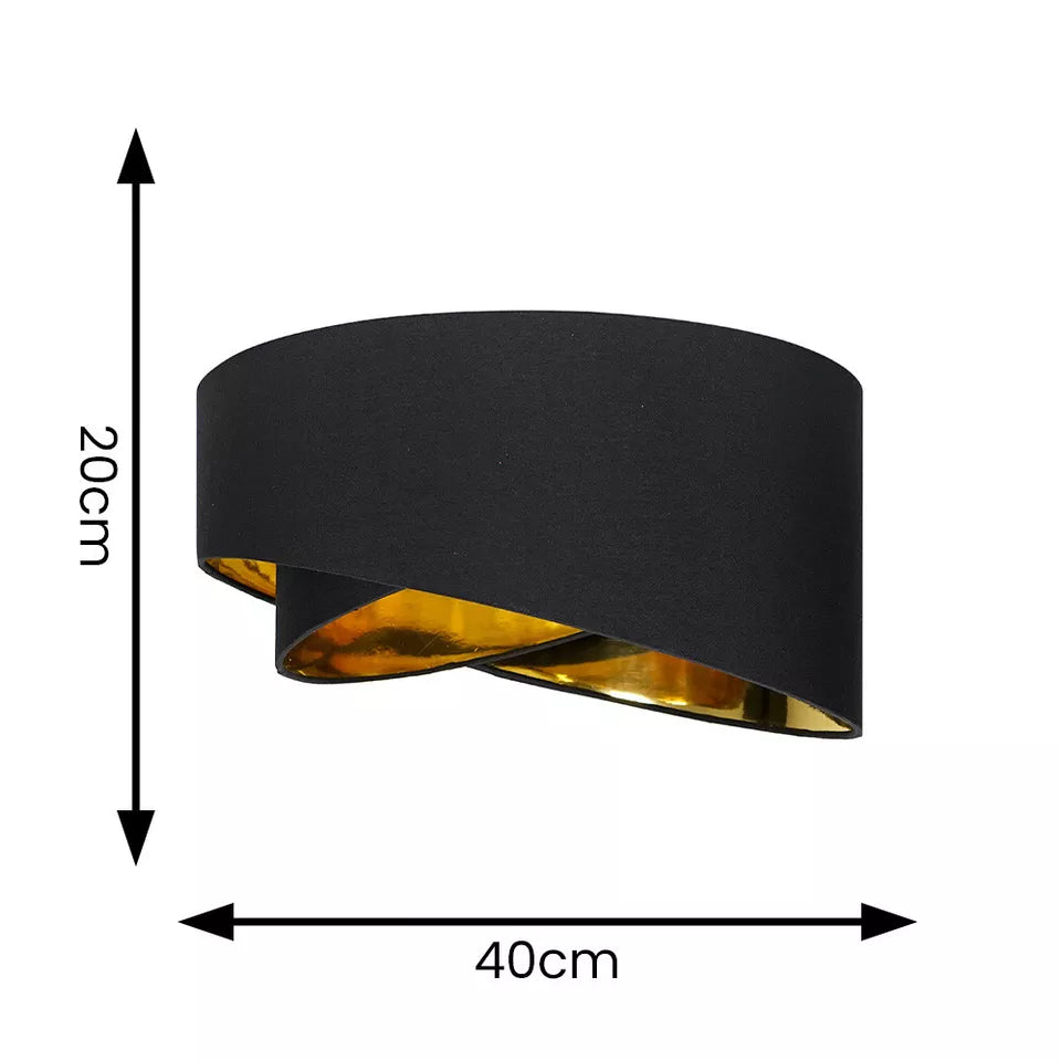 Gold Lined Ceiling Shade with Modern Design UK

