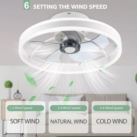 Sleek LED Ceiling Fan for UK Living Rooms

