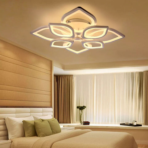 Minimalist White Chandelier LED Light UK

