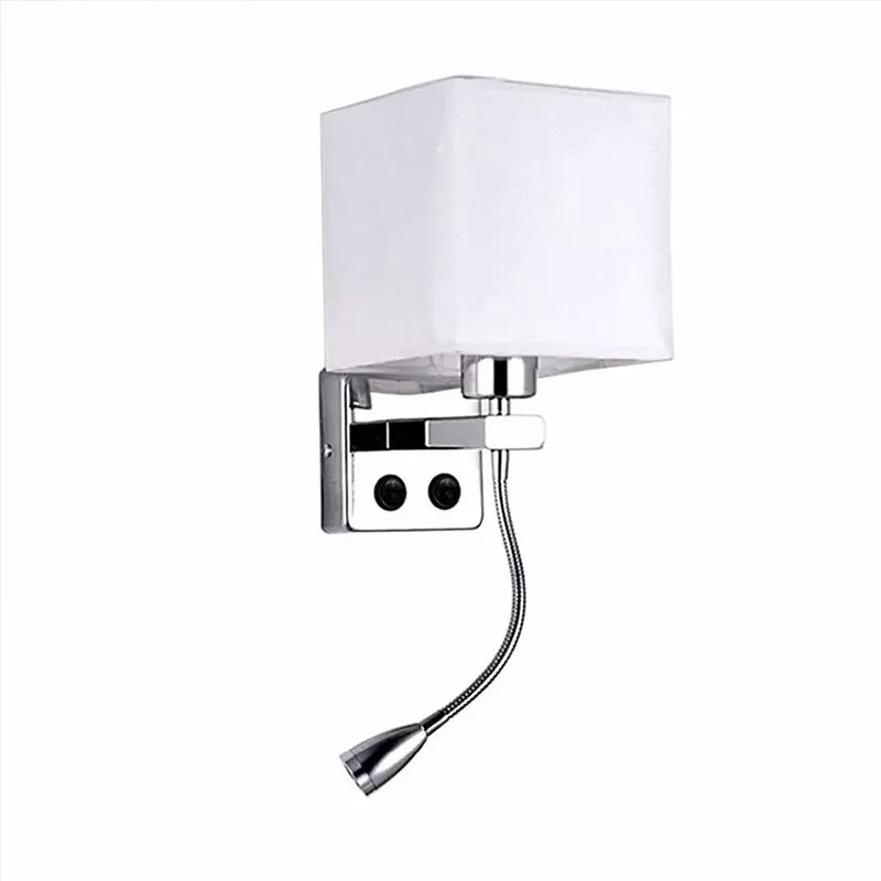 Modern Cloth Wall Lamp In UK - Decorative Light Button Switch Wall Lights Compatible with Living Room
