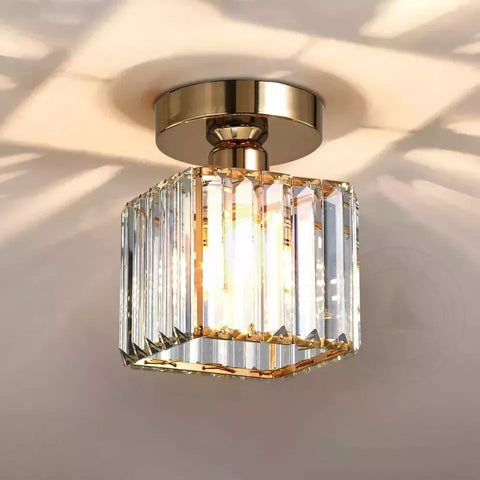 UK modern home with crystal ceiling lighting


