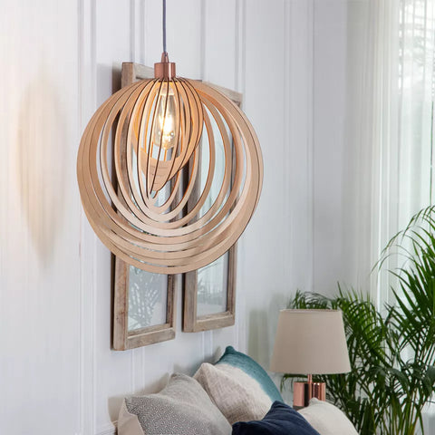 Eco-friendly wood light shade UK

