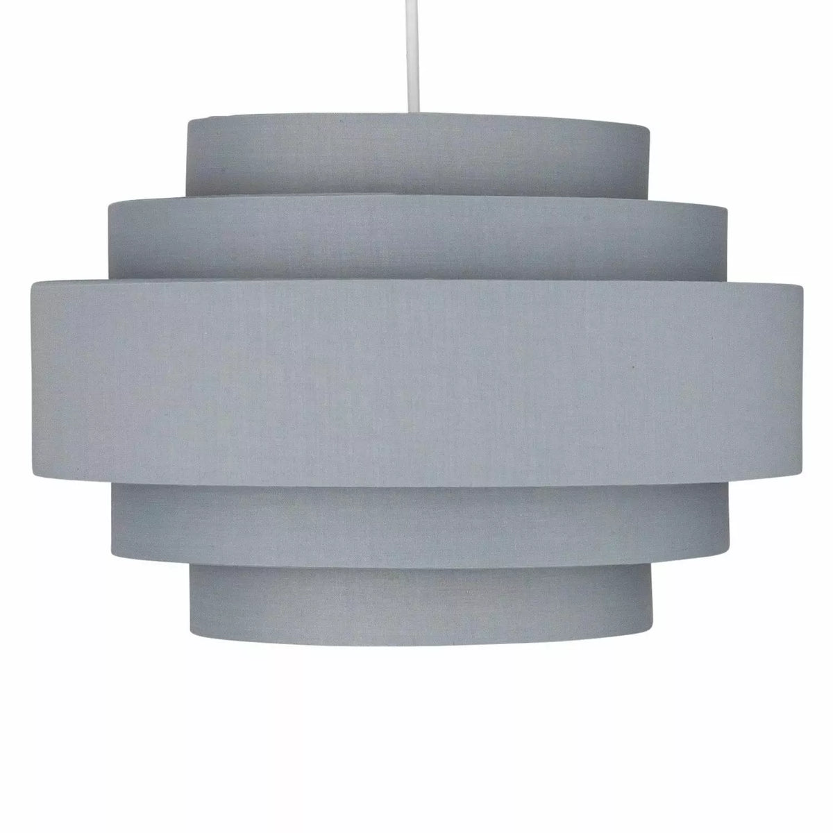 Modern 5-tier ceiling light shade in dark grey color