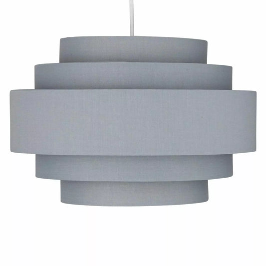 Modern 5-tier ceiling light shade in dark grey color