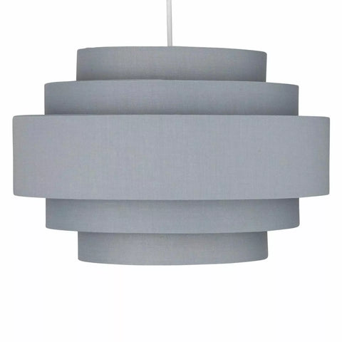 Modern 5-tier ceiling light shade in dark grey color