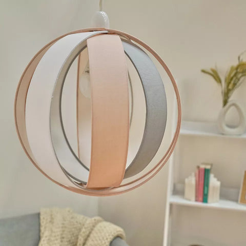 Kids’ Room Pink Pendant Light Shade – UK Style

