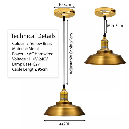 Modern Hanging Retro Ceiling Pendant Shade in UK - Shop Now!