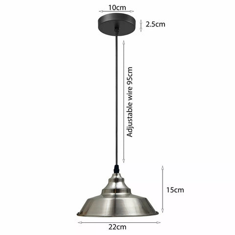 Decorative metal hanging light for living room

