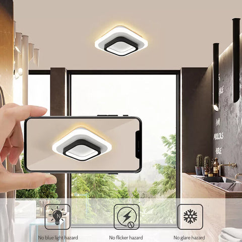 Contemporary LED ceiling light for bedrooms UK

