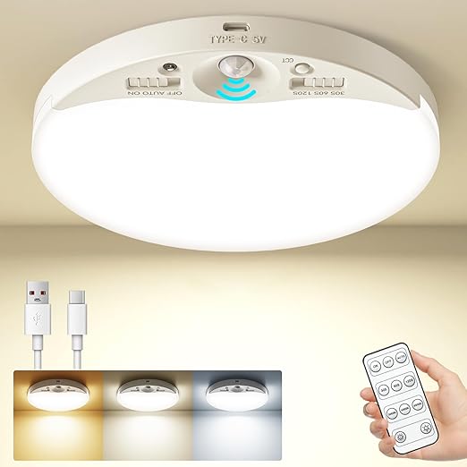 Modern Dimmable Motion Sensor LED Ceiling Light in UK - Shop Now!