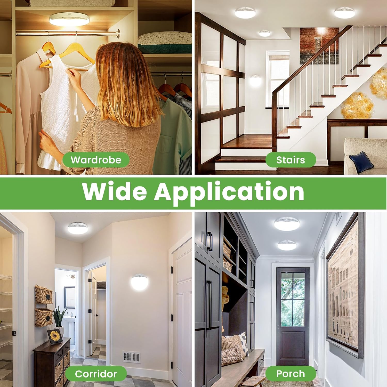 Modern Dimmable Motion Sensor LED Ceiling Light in UK - Shop Now!