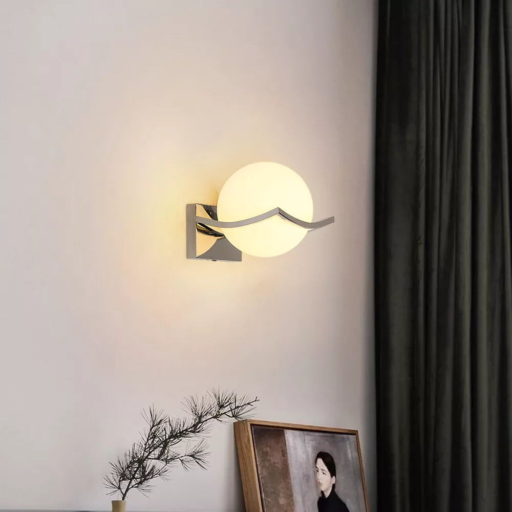 Buy Modern Glass Ball LED Wall Lamp in UK- Shop Now!