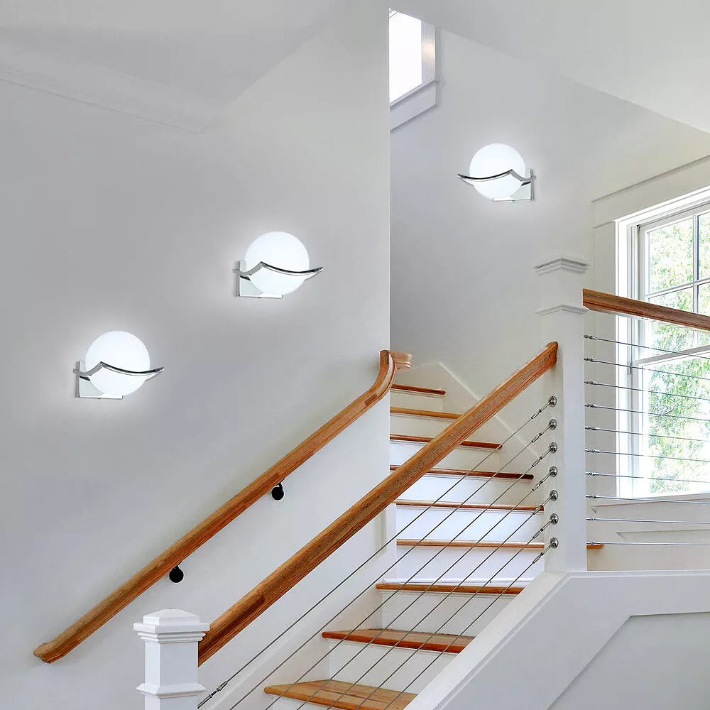 Buy Modern Glass Ball LED Wall Lamp in UK- Shop Now!