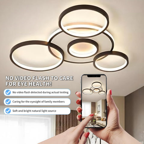 Modern LED chandelier for bedroom