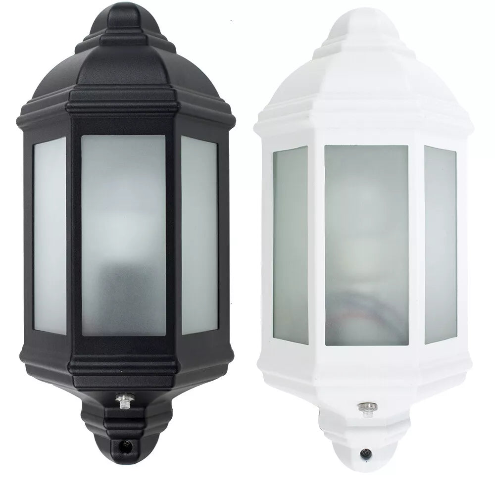 PIR motion sensor wall light for security

