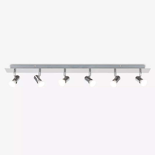Modern Polished Chrome 6 Way Adjustable GU10 Ceiling Spotlight | Ceiling Spots, Home Décor & Improvement Essential