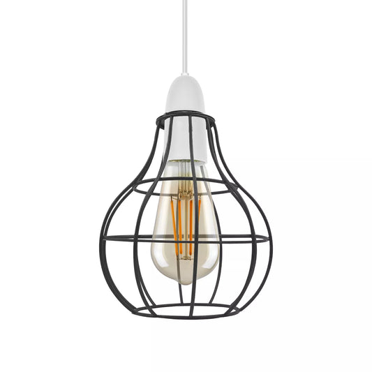 Modern Retro Easy Fit Ceiling Pendant Light Shade Rustic Metal Lampshade Kitchen