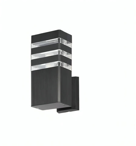 Rectangular outdoor LED wall light UK

