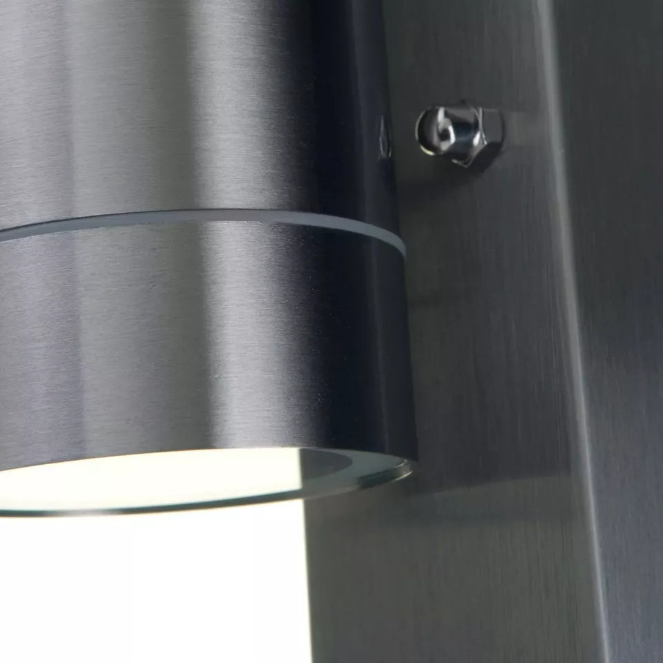 Motion sensor detail on the modern outdoor wall light

