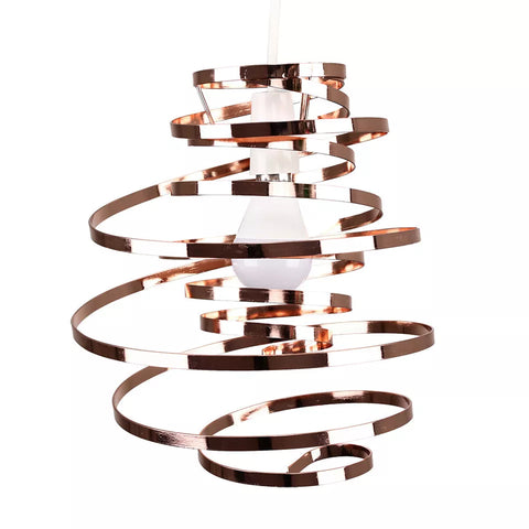 Decorative ceiling shade enhancing modern interior décor