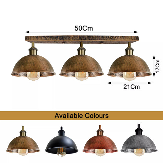 Modern Vintage 3-Way Ceiling Pendant Light in UK - Shop Now!