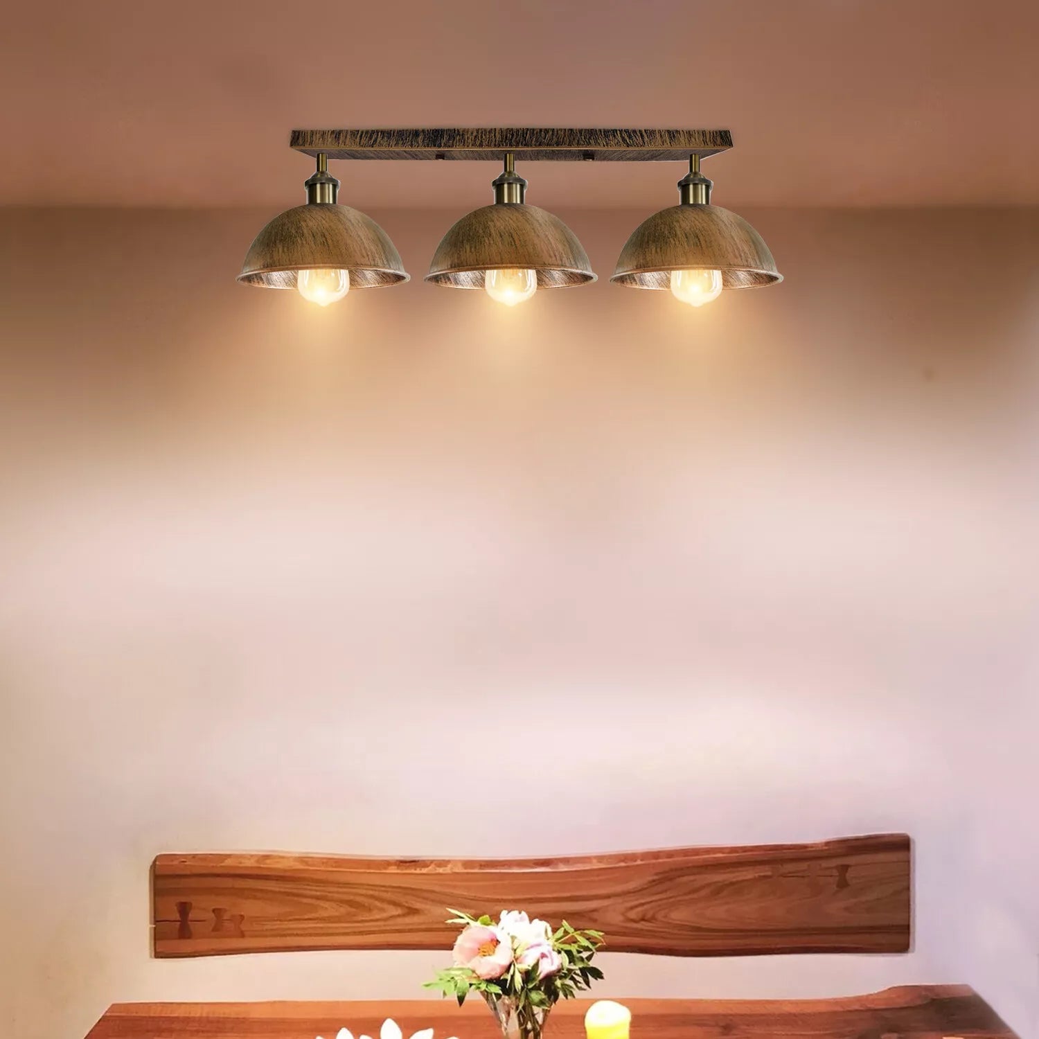 Modern Vintage 3-Way Ceiling Pendant Light in UK - Shop Now!
