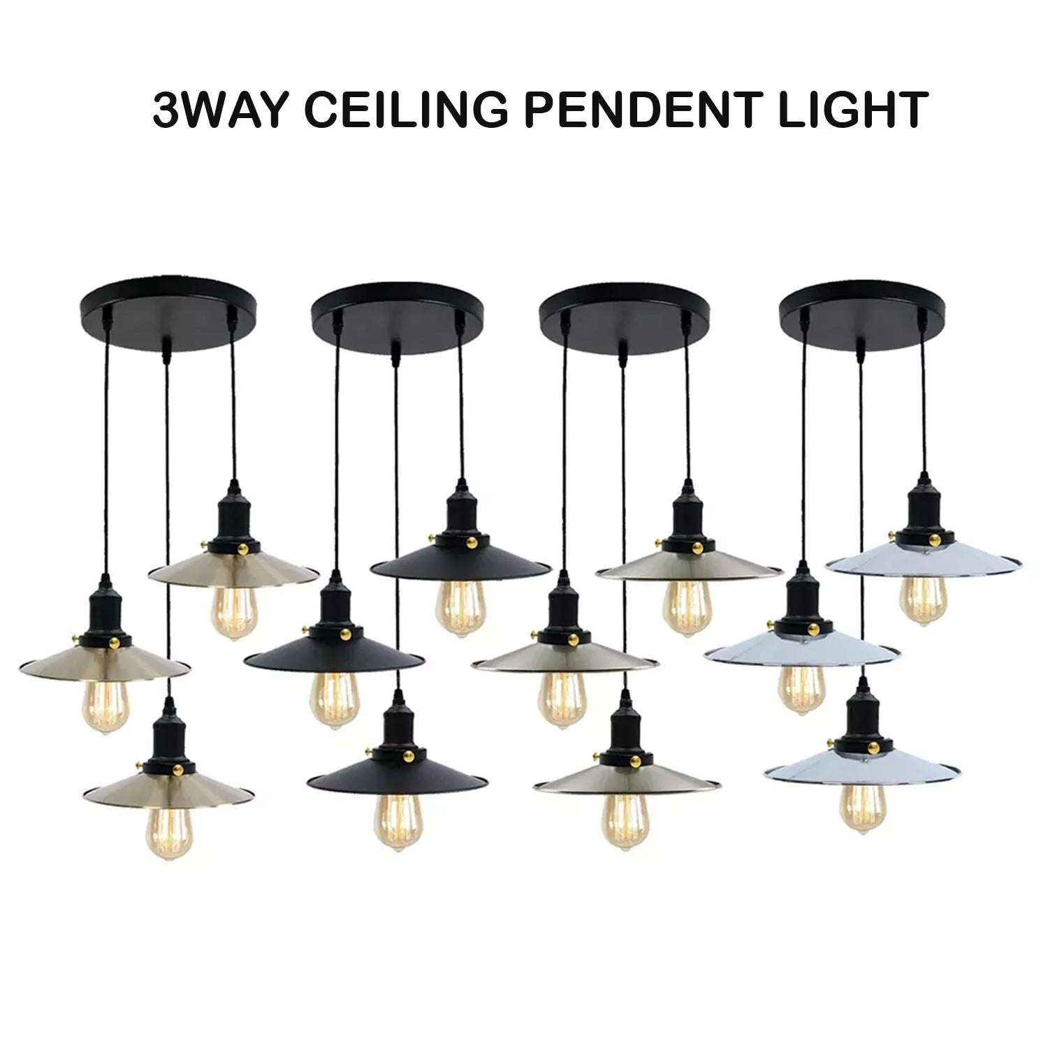 Modern Vintage Metal Ceiling Pendant Shade in UK – Upgrade Today!