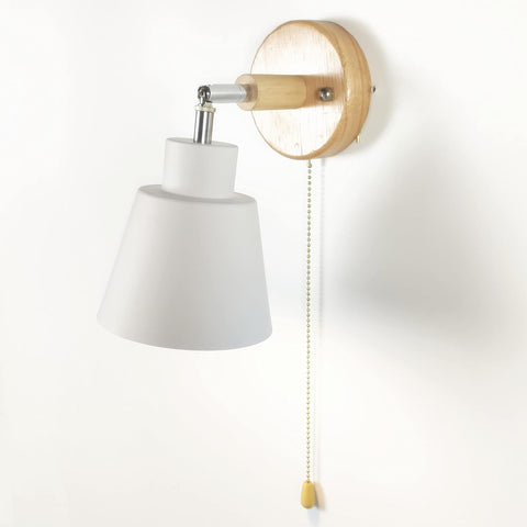 Adjustable wall lamp providing focused lighting for a study area