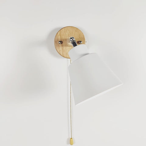  Elegant wall sconce adding warm ambiance to a hallway
