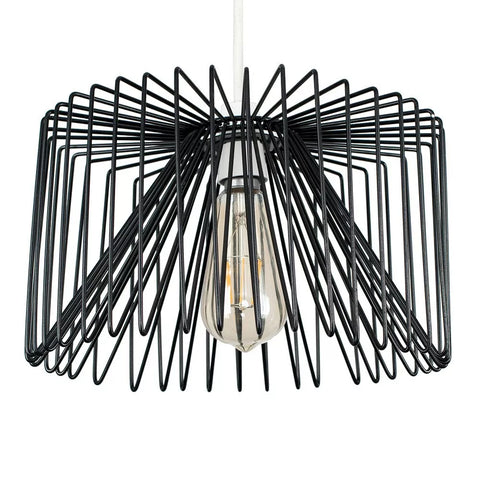 Modern industrial ceiling light shade
