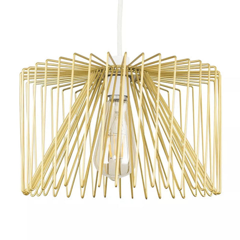 Easy to install industrial light shade
