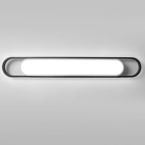 Modern wall-mounted light fixture on a gray background