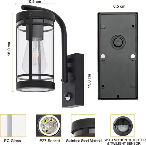 Motion activated outdoor lighting

