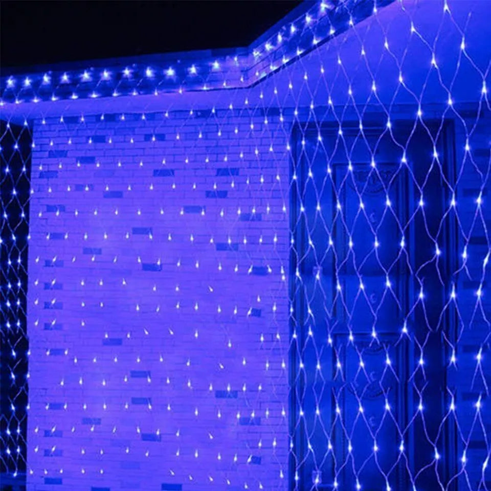 Net Lights Outdoor Indoor, 200 LED 3m x 2m Christmas Fairy Lights Plug-in IP67 Waterproof Mesh String Lights with 8 Light Modes/Timer/Remote, for Xmas Tree/Outside/Window/Garden Decorations
