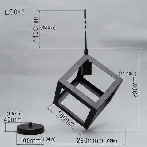 Contemporary industrial pendant light 

