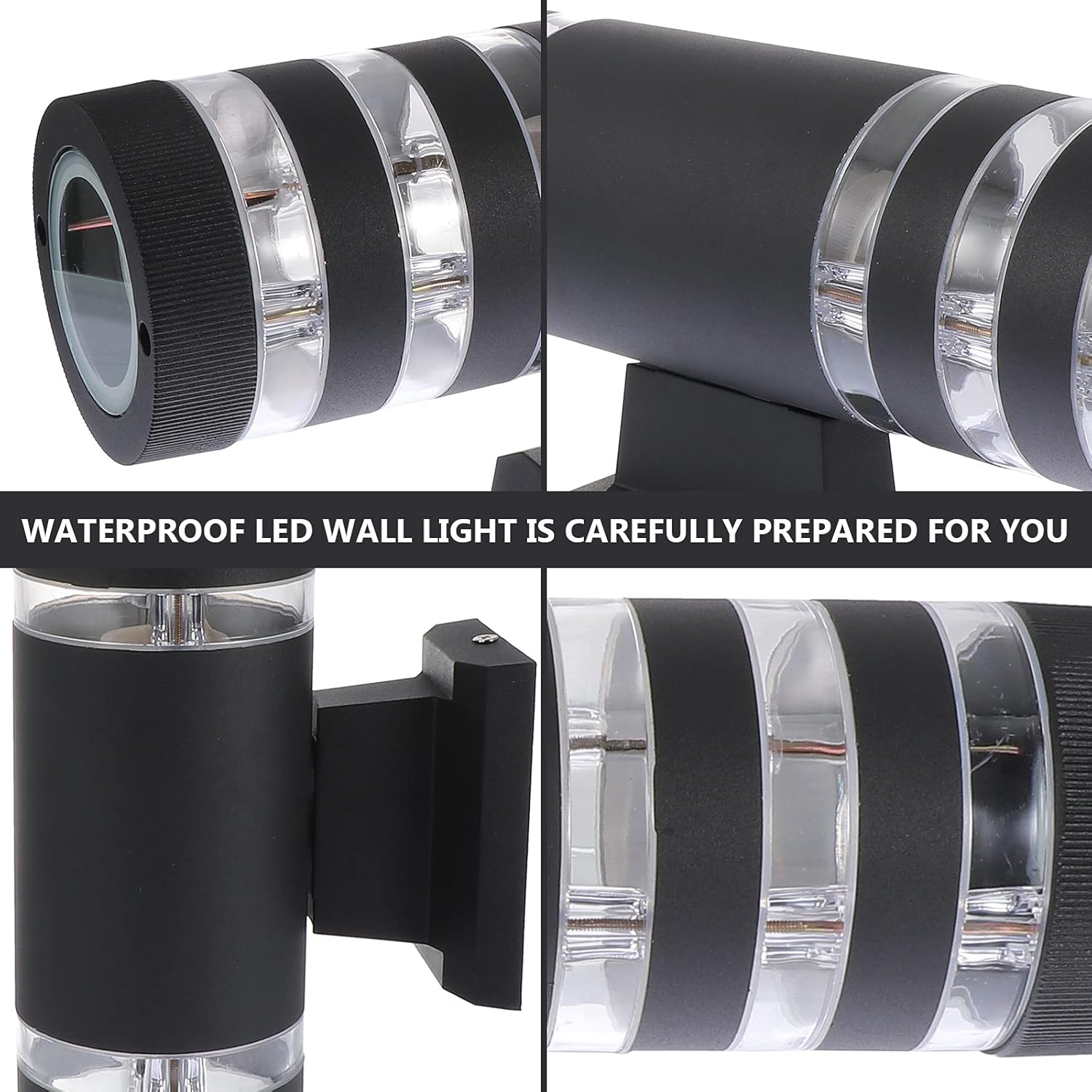 Outdoor LED Double- Head Small Wall Lamp Simple Waterproof Courtyard Lamp