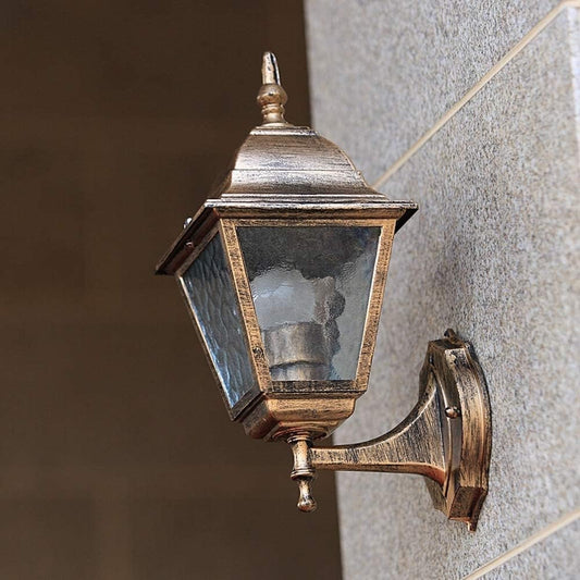 Outdoor Lights Fixtures Wall Mount Vintage Wall Lamp E27 Bulb Sconce LED Wall Lights Home Yard Garden Lighting Acrylic lampshade,Wall Lighting
