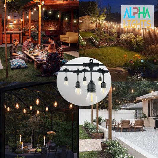 LED S14 Garden Festoon Lights in UK – Shop Now!