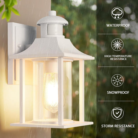Outdoor wall light fixture with waterproof, high-temperature resistance, snowproof, and storm resistance features.