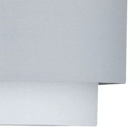 Pair of Grey Ombre 2-Tier Ceiling Light Shades – Easy Fit – UK