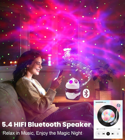 Panda galaxy projector ceiling star lights