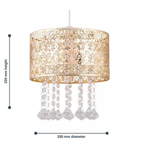 Decorative garden lantern with vintage-style bulb

