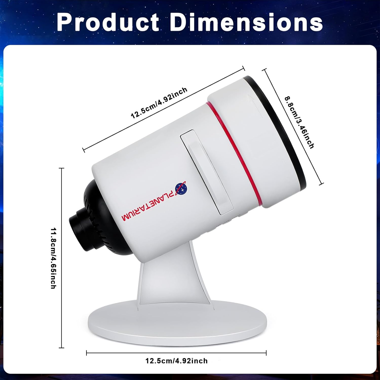 Planetarium projector for bedroom ceiling