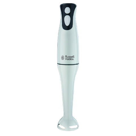 Food Collection Hand Blender - 200W | 2 Speed Settings, Stainless Steel Blades, Easy-Clean Detachable Leg - White [22241]