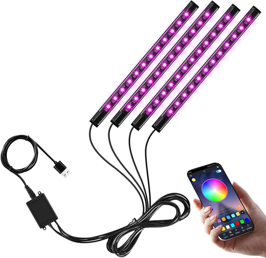 RGB Car LED Strip Light with USB Port APP Control, LED  Car Lights Interior,  Car Accessories Gifts for Men Women - thelights4u.com
thelight4u, lights, RGB car LED lights, strip lights, gifts, car accessories,