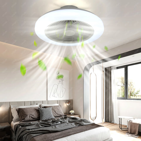 Compact LED Ceiling Fan for UK Bedrooms

