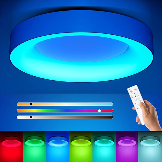 Modern LED Flush Mount Ceiling Light for Bedroom & Living Room

