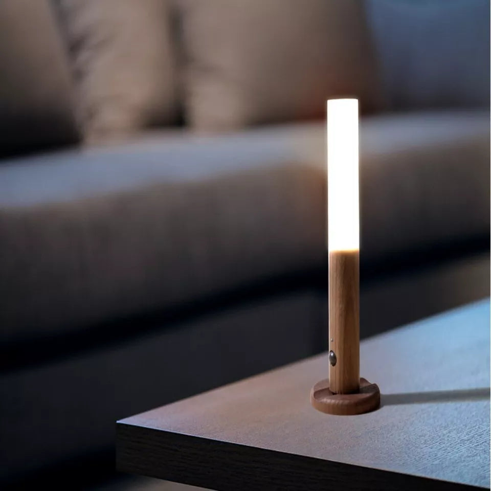Rechargeable Motion Sensor Night Lights: 2200mAh Battery Operated Wall Sconces, Wireless Wall Lights Sconce, Magnetic Portable Hallway Light for Picture Stair Cabinet, 3000K
