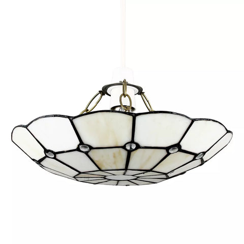 Decorative pendant shade with no light on

